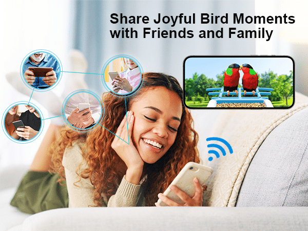 G02 best bird feeder with camera - share joyful bird moments with friends and family