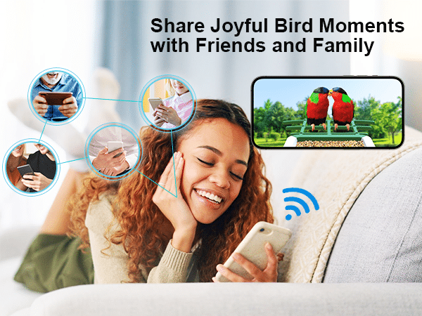 G02 hummingbird feeder with camera - share joyful bird moments with friends and family